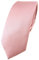 TigerTie - schmale Designer Krawatte in rosa altrosa einfarbig Uni Rips gemustert