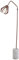 Teamson Home Große Nachttisch-Lampe Kupfer Verarb. Modern Lighting VN-L00046-EU