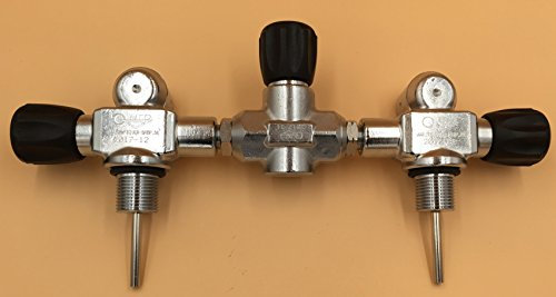 High Tech Diving ponte 230 Bar Interasse 215 mm per aria compressa, bottiglie 204 mm M25 x 2