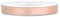 DaLoKu Satinband 6/12/25/38/50/100mm x 25m Geschenkband Schleifenband, Größe: 6mm x 25m, Farbe: Pfirsich