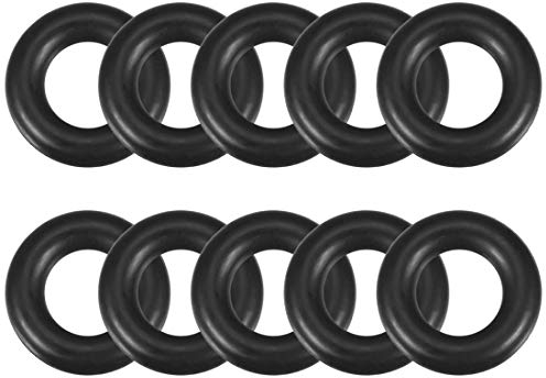 sourcing map 10 Stück O-Ringe Dichtung Metrische 9 mm x 17 mm x 4 mm Nitrilkautschuk Dichtungsring für Sahnespender Poolpumpe Schnellkupplung Kaffeebecher