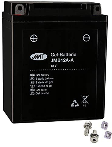 YB12A-A JMT Gel Batterie für XL 600 V Transalp Baujahr 1987-2000