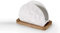 GICOS IMPORT EXPORT SRL Porta tovaglioli portatovaglioli Bianco con Tagliere in Legno Cucina Bar in ceramiica 14 * 7 * 9 cm IPP 780585