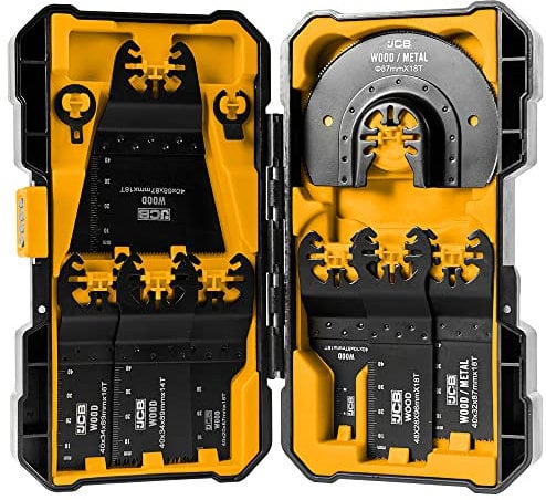 JCB 8 Piece Universal Fit Multi Tool Blade Set - 3 Year Standard Warranty