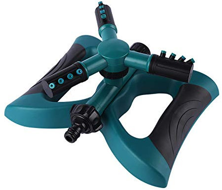 TF Garden Arroseur automatique à 3 bras rotatif à 360° pour pelouse