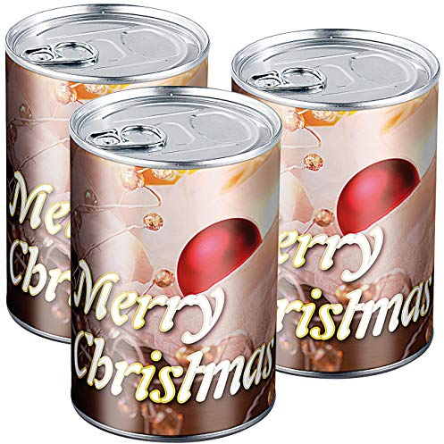 infactory Geschenkboxen: 3er-Set Geschenkdosen Merry Christmas- originelle Präsent-Verpackung (Geschenk-Büchse, Geschenkverpackung Dose, Geschenkpapier)