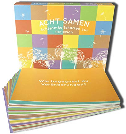 Impuls Training Tools & Schanze Coaching | 32 Achtsamkeitskarten | 8 Kategorien | Acht Samen | nach Daniel Goleman | für Coaching und Beratung