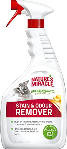Nature's Miracle Stain & Odour Remover Gato, centra en la suciedad cotidiana, aroma a melón fresco, 946 ml