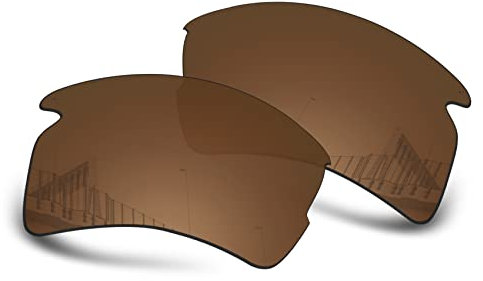 Well-aimed Verres de rechange compatibles avec les lunettes de soleil Oakley Flak 2.0 XL OO9188 - Plus d'options, Marron polarisé., taille unique