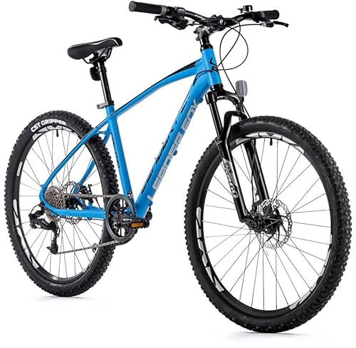 26 Zoll Aluminium Leader Fox Factor MTB 8 Gang Scheibenbremsen RH41 cm blau matt