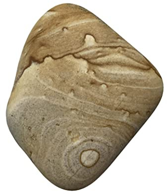 KRIO deutscher Landschaftsjaspis in größe L-XL gebohrt für ein Lederband (Landschaftsjaspis 9)