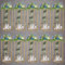 YALLOVE 10 Pcs 60cm Metall Blumenständer, Gold Mittelstücke Vasen Stand mit klaren Acrylplatten, geometrisches Display Rack für Hochzeit Party Dekorationen