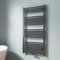EMKE Radiateur Sèche-Serviettes Anthracite 120 x 60 cm, Radiateur pour Salle de Bain Chauffage à Eau Chaude 598 Watts