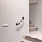 pamo Handlauf für Treppen | 36-392 cm | Handlauf schwarz aus stabilen Rohren im industrial Loft Design | Treppengeländer innen zur Wandbefestigung | Handläufe