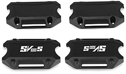 APLUZ 25MM Motorradzubehör Für SV650 Motorstoßstange Dekorativer Schutzblock Sturzbügel Für Suzuki Für SV650 Für SV1000 Für SV1000S Für SV 650 1000 S Sturzpad (Größe : SV1000S)