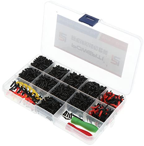 Qianly Universal Badminton Schläger Ösen Einzigen Loch Doppel Löcher Ersatz, Schwarz