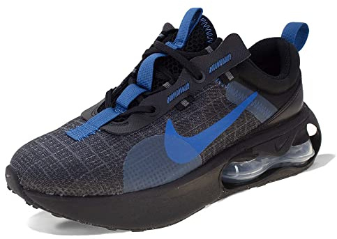 NIKE Air Max 2021 GS Running Trainers FB8035 Sneakers Shoes (UK 5 US 5.5Y EU 38, Black Dark Marina Blue 001)