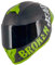 Broken Head BeProud Pro Sport Grün - Motorradhelm Mit Sonnenblende und Spoiler – Ltd. Edition Mit 2 Visier (Schwarz + Klar) M (57-58 cm)