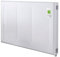 Radiateur à double coeur de chauffe avec pierres réfractaires en céramique - chauffage double corps céramique (2000W-1050x450x68mm, BLANC)