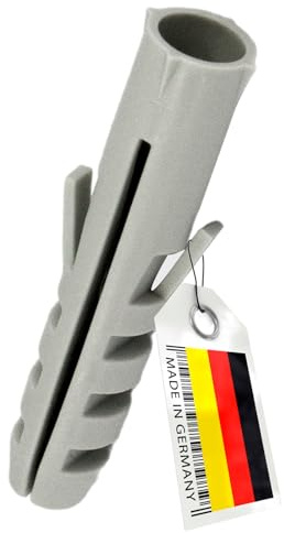 PRIOstahl Spreizdübel Nylondübel Allzweckdübel Schraubendübel PROFI-Dübel 20 x Dübel Durchmesser: 10 x 50 mm aus PE-Qualität zur Befestigung in Beton Vollziegel Hochlochziegel Gasbeton uvm.