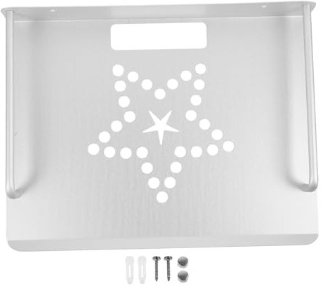Milisten Kasten Halterung Für Wlan-router Stb Box Standhalter Wifi Router Mount Stand Wandhalterung Routerhalter Router-stützständer Halter Für Wlan-router Dvd Weiß Projektionsständer W-lan