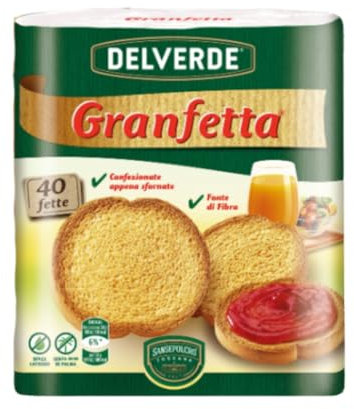 Fette Biscottate Granfetta Classica Sansepolcro 40 Fette Busta da 3 x 300 g
