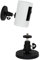 Camera Magnetic Wall Mount Compatible with Ring Stick Up Cam/Ring Outdoor Camera Plus Battery/Plug in Security Camera, No Drill Ajustable Mounting Bracket Holder, Super Magnetism (Without Cameras)