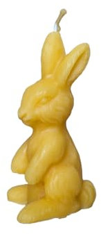 Osterhasen-Kerze aus 100% natürlichem Bienenwachs