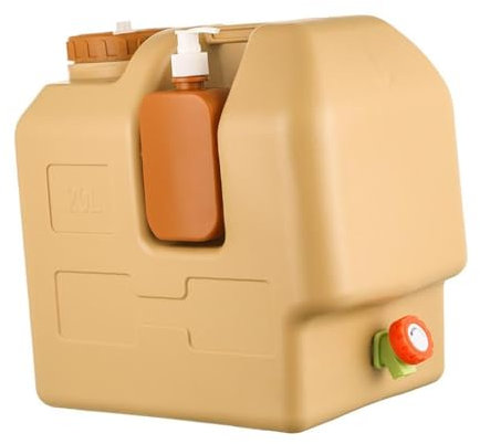QSTDGVPW Contenedor de Agua de 20 litros con Jarra de Agua para Lavarse Las Manos Al Aire Libre