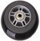 KWIBYBGS Schwarzer Vollgummireifen Vorne Reifen Vorne, Polyurethanreifen, 4 Zoll Vorderrad Für Rollstuhlfahrer, Rollstuhlersatz Für Manuelle Rollstühle/Black/10Cm/4In