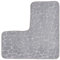 ZGXNYI L-förmige Eckbadezimmermatte, Kopfsteinpflaster, rutschfeste Toilettenmatte, maschinenwaschbar, weich und saugfähig, Bodenmatte, Bade-/Eck-/Duschmatte Teppich Badezimmer(Grey)