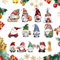 XQMMGO 24 Adornos para Árbol de Navidad, Colgantes de Madera, Decoraciones de Papá Noel Hechas a Mano (Gnomo)