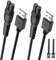 2 Stück 5V Ladekabel für Kompatibel mit Philips Noreclo OneBlade Rasierer QP2734 QP2824 QP2724 QP2834 QP4631,S5889 S5887 S5885 S3145 S7887 X3001 MG7930 MG7950 5000 7000 Series, USB-A Charger Kabel