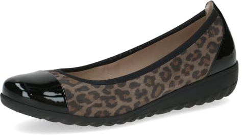 CAPRICE Damen Ballerinas aus Leder mit Keilabsatz