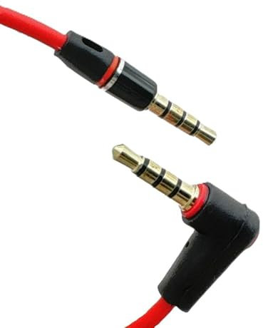 T-ProTek AUX Audio Kabel 3,5mm Klinke Stereo Stecker kompatibel für Logitech UE Boom, Logitech X100