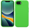 kwmobile Case Compatible with Apple iPhone 16e Case - TPU Silicone Phone Cover with Soft Finish - Lime Green