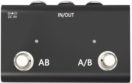 Adoerpai ABY Pedal Kanal-Schaltbox AB Selector True Bypass für Gitarreneffektpedale