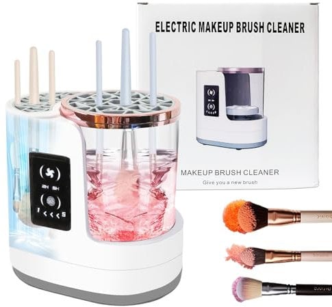 Electric Makeup Brush Cleaning Machine, One Click Operation Is Simple Compatible With Most Brush Types