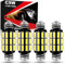OUSHI 31MM 36MM Innenraumbeleuchtung Glühbirne, CANBUS 12V 24V 6500K Weiß 1.22'' 1.42'' Glühbirne für Lichtkuppeln Kofferraumbeleuchtung Kennzeichenbeleuchtung, 4 Stück