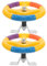 Yardwe 2 Stück Spielzeugauto-Lenkrad Mini Kleinkinder mit Auto Zubehör Auto Teile Lenkrad für Kinderfahrzeuge Lenkradspielzeug für Kinderauto Metall