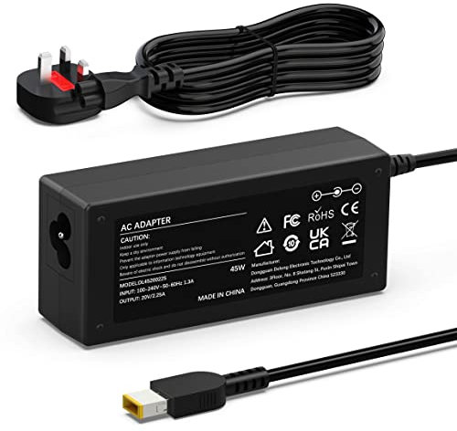 45W Laptop Charger for Lenovo Thinkpad T440 T440S T440P T450 T460 T460S T540P T560 E440 E550 E560 G50 G50-70 Z50 Z50-70 ADLX45NDC3A ADLX45NLC3A ADLX45NCC3A ADLX45NCC2A Power Supply Adapter