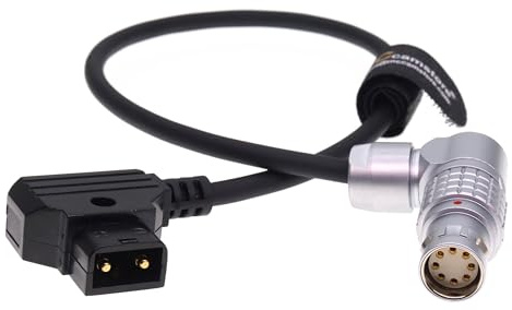 8 Pin Female (Rotatable) to D Tap Power Cable for ARRI Alexa 35, Alexa Mini, Alexa Mini LF, Amira Camera, 35cm