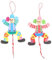 Toddmomy 2 Stück Holz Marionetten Clownspielzeug für Kinder Interaktive Handpuppen aus Natürlichem Holz Puppentheater Requisite Fadenpuppen für Kreatives Spiel