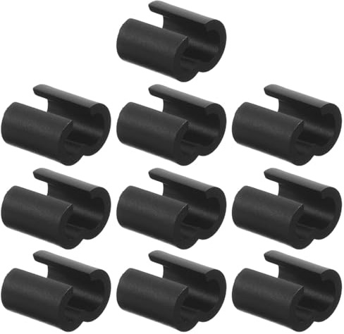 SUPVOX Clip per Cavi Bici 10 Pezzi, Morsetto per Cavo Freno e Cambio Mountain Bike, Supporto Guida Cavi Manubrio Resistente per Ciclismo Outdoor