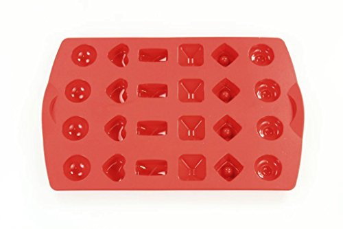 TUPPERWARE Praline Chocolat Moule en silicone rouge Praline