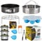 Instant-Pot-Accessories-Set, Instapot Accessory for 6 Qt 8 Quart, with Steamer Basket cheesecake pan Egg Steam Trivet Silicone Mold Pot Mitts Kitchen Tong, Made of 18/10 Rust-Proof Stainless Steel