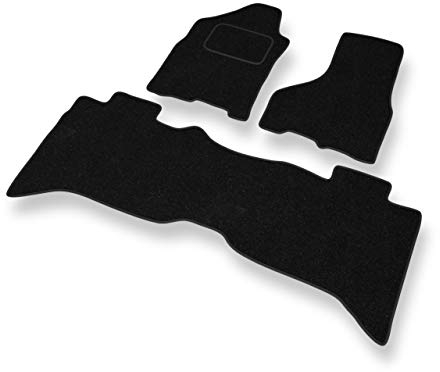 Mossa - Fußmatten Auto kompatibel mit Dodge RAM IV (2009-2018) - schwarz Automatten Autoteppiche 1
