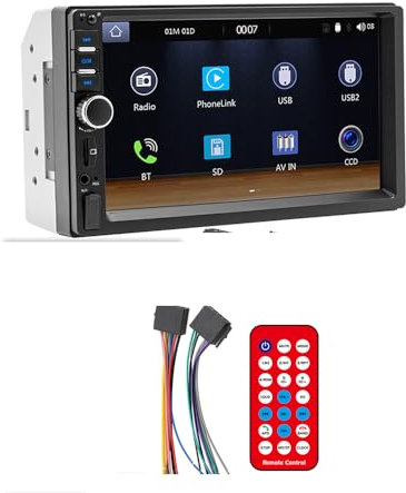  7 Inch 2 Din MP5 HD Car Radio General Models LCD Touch Screen Mirror Link Autoradio Player Bluetooth USB TF Radio