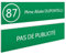 DECOHO - Plaque Boite aux Lettres Personnalisable - Lot de 2 plaques adhésives PVC Vert Pomme Blanc - 100x25 mm, Gravure Laser, Stop pub - Vert