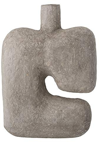 Bloomingville Deko Vase aus Pappmache hergestellt, nur für Dekorationszwecke, handgefertigt, Maße: 25 x 7 x 36 cm, 82049336